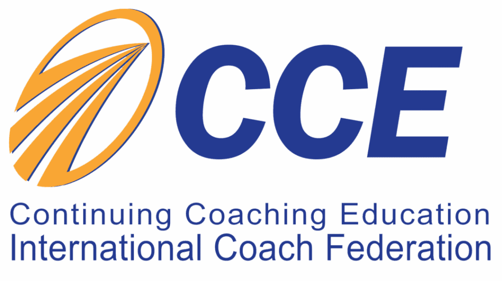 Logo of the Continuing Coaching Education by the International Coach Federation